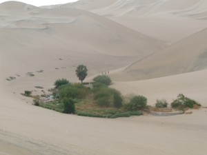 Huacachina in south Peru Huacachina south Peru